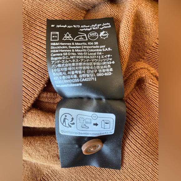 H&M Women's Rust Button-Up Cardigan - Picture 5 of 5